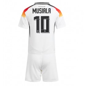 Deutschland Jamal Musiala #10 Heimtrikot EM 2024 Kurzarm (+ kurze hosen)